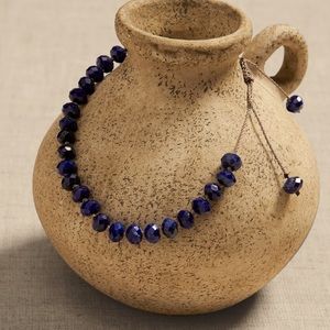NWT BANANA REPUBLIC LAPIS KNOTTED BRACELET | AUREUS + ARGENT